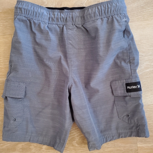 Hurley Other - Hurley Boys' Cargo Short with Pockets Gray - Sz 7 - EXC